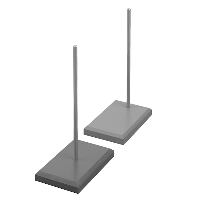 Retort stand PVC 150x250 mm centre